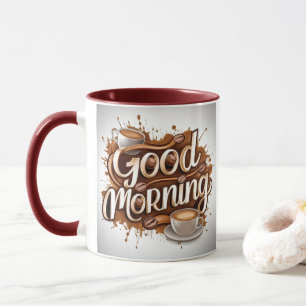Good Morning Coffee Art #7 Mug