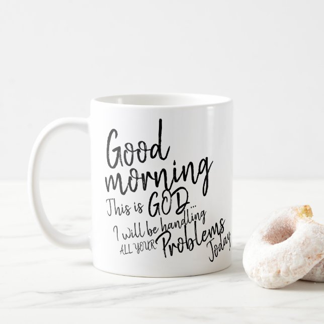 Good morning coffee mug (With Donut)