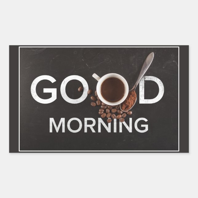 Good Morning Coffee stickers (Front)