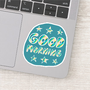 GOOD MORNING Cute Colourful & Fun Handlettering