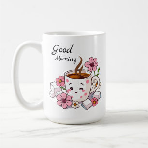 Good Morning   Cute Kawaii Coffee Mug