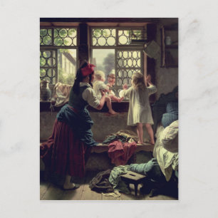 Good Morning, Dear Father Postcard