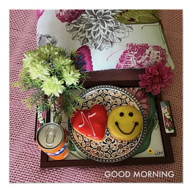 GOOD MORNING DONUTS POSTER (Front)
