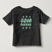 GOOD MORNING Fun Cute Colourful Handlettering