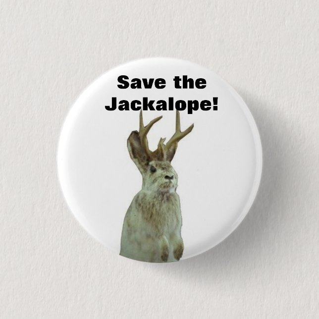Good Morning Gomorrah: Save the Jackalope! 3 Cm Round Badge (Front)