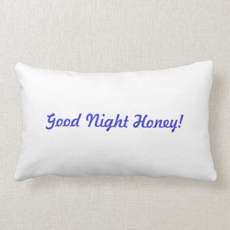 Good Morning Good Night Lumbar Cushion