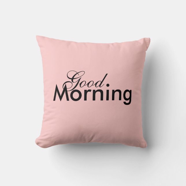 Good Morning/Good Night Pillows (Front)