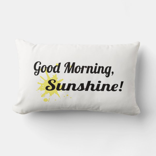 Good Morning / Goodnight pillow (Front)