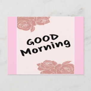 Good Morning Holiday Postcard