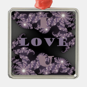 Good Morning I Love You.png Metal Tree Decoration