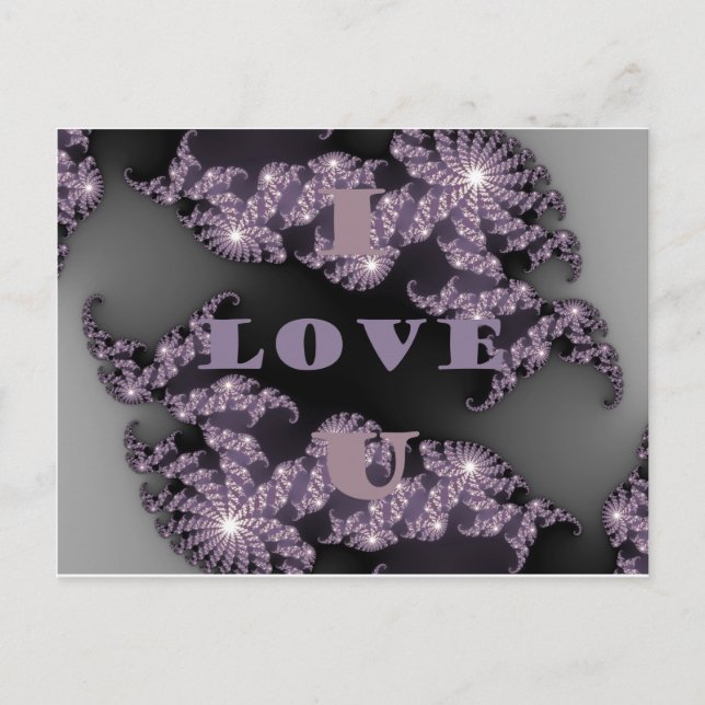 Good Morning I Love You Postcard (Front)