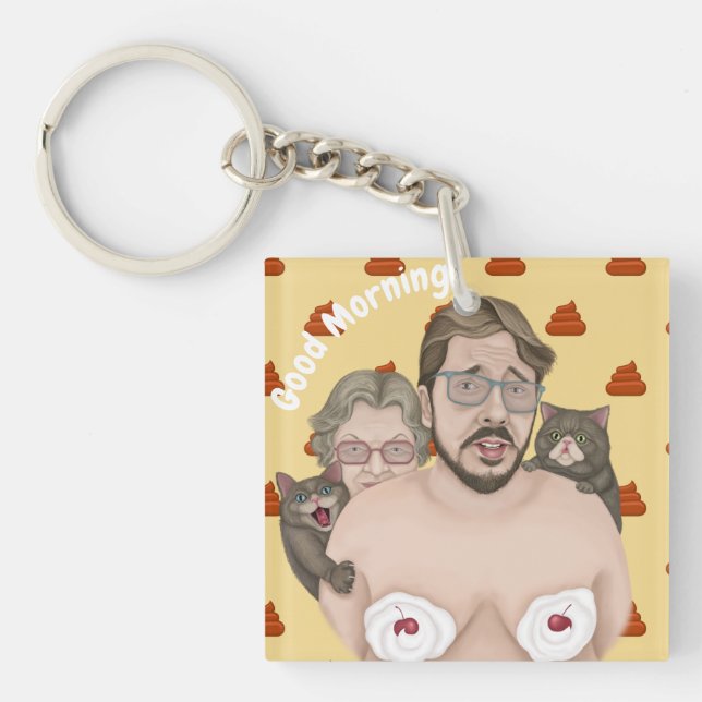 Good Morning Key Ring (Front)