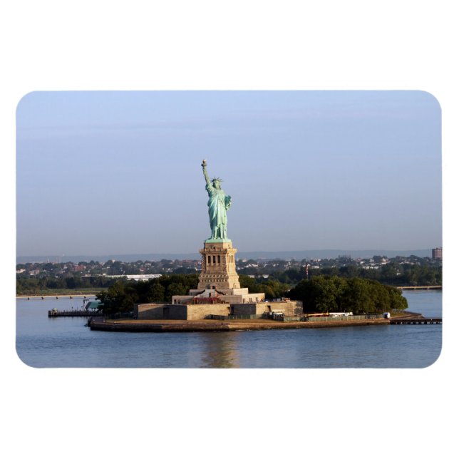 Good Morning Lady Liberty Premium Flexi Magnet (Horizontal)