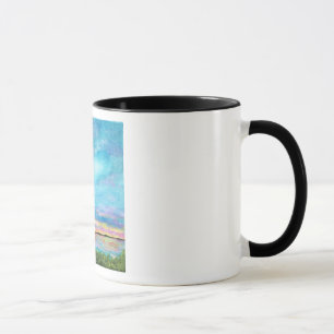 Good Morning Landscape Art Seashore Beach Sunrise Mug