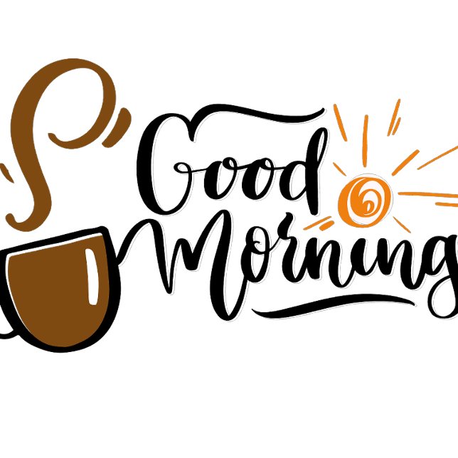 Good morning latte mug (Creator Uploaded)