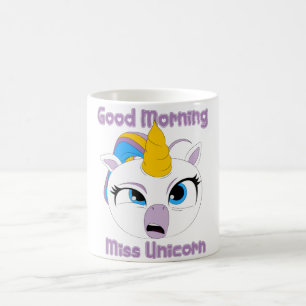 Good Morning Miss Unicorn funny tired Unicorn T- Coffee Mug