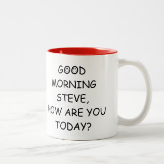 Good Morning Mug with your Name on it :)