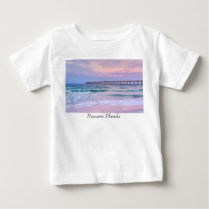Good Morning Navarre Beach Pier Baby T-Shirt