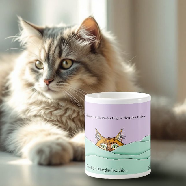 Good Morning Orange Cat Funny Coffee Mug (Creator Uploaded)