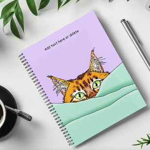 Good Morning Orange Cat Funny Planner