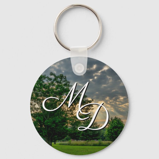 Good Morning Ozark Keychain (Front)