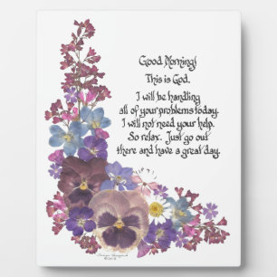 Good Morning! Plaque