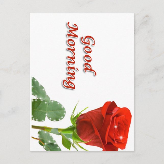 good morning postcard (Front)
