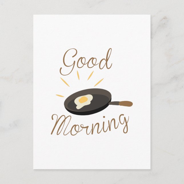 Good Morning Postcard (Front)