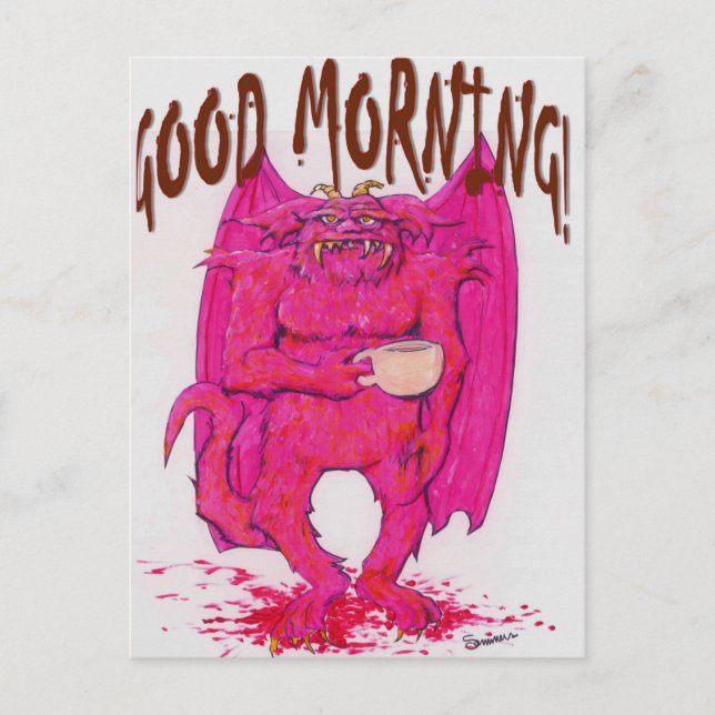 Good Morning! Postcard (Front)