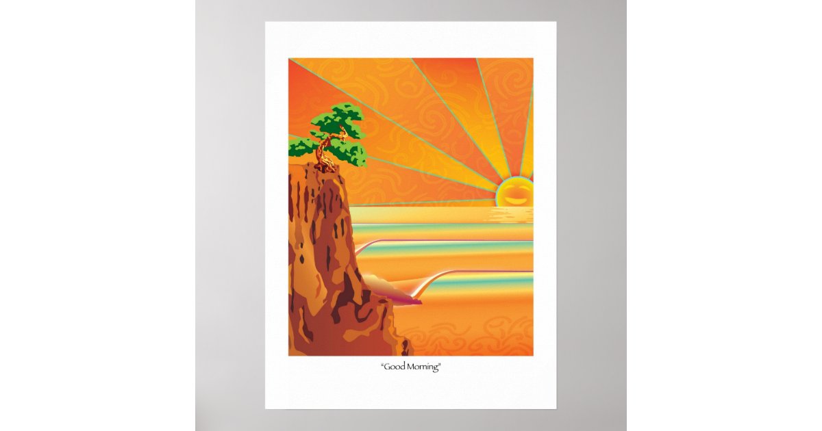 Good Morning Poster | Zazzle.co.uk