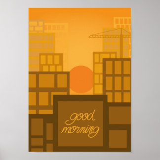 Good morning poster