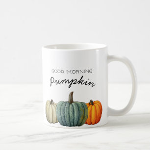 Good Morning Pumpkin Personalised Fall Pumpkins  Coffee Mug
