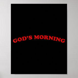 Good morning religious god poster