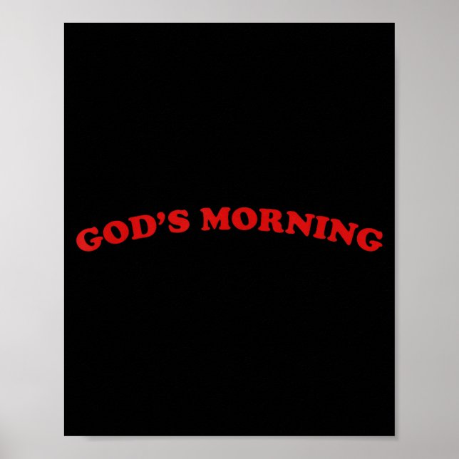 Good morning religious god  poster (Front)