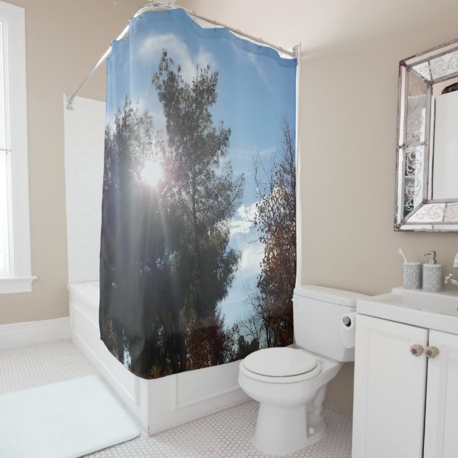 Good Morning Shower Curtain (In Situ)