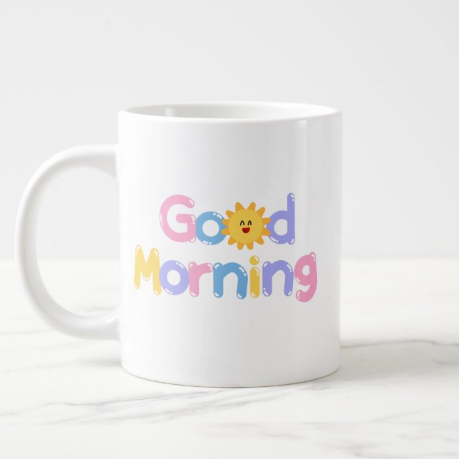Good Morning Sun 😁 coffee speciality mug (Left)