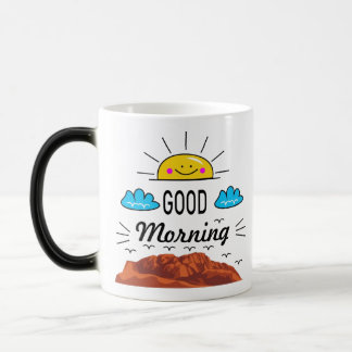 Good Morning Sunrise on Hill – Inspiring Morning Magic Mug