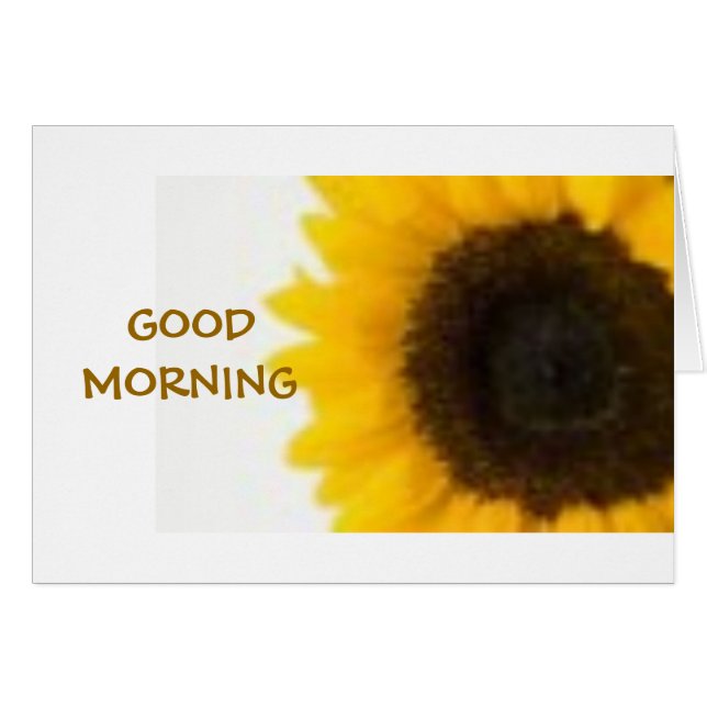 GOOD MORNING SUNSHINE (Front Horizontal)