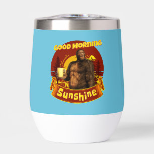 Good Morning Sunshine Bigfoot Coffee Humour Art