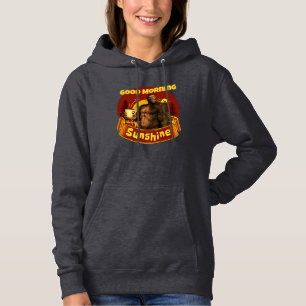 Good Morning Sunshine Bigfoot Coffee Humour Art Hoodie