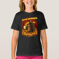Good Morning Sunshine Bigfoot Coffee Humour Art