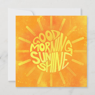 Good Morning, Sunshine! Card