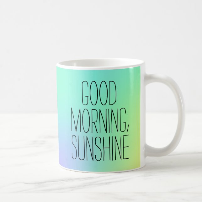 Good Morning, Sunshine Colourful Mug (Right)