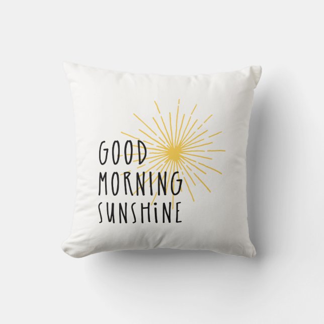 Good Morning Sunshine Cushion (Front)