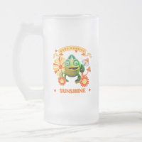 Good Morning Sunshine Funny Chameleon