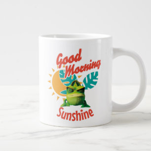 Good Morning Sunshine Funny Chameleon Large Coffee Mug