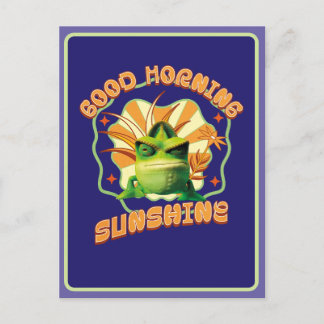 Good Morning Sunshine Funny Grumpy Chameleon Postcard