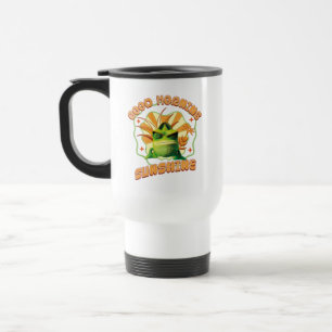 Good Morning Sunshine Funny Grumpy Chameleon Travel Mug