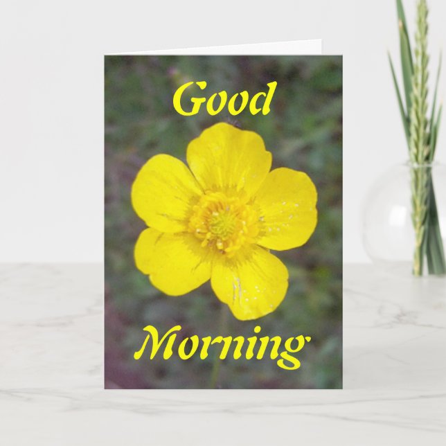 Good Morning Sunshine Greeting Card (Front)