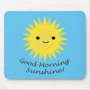 Good Morning Sunshine Kawaii Sun Mouse Mat